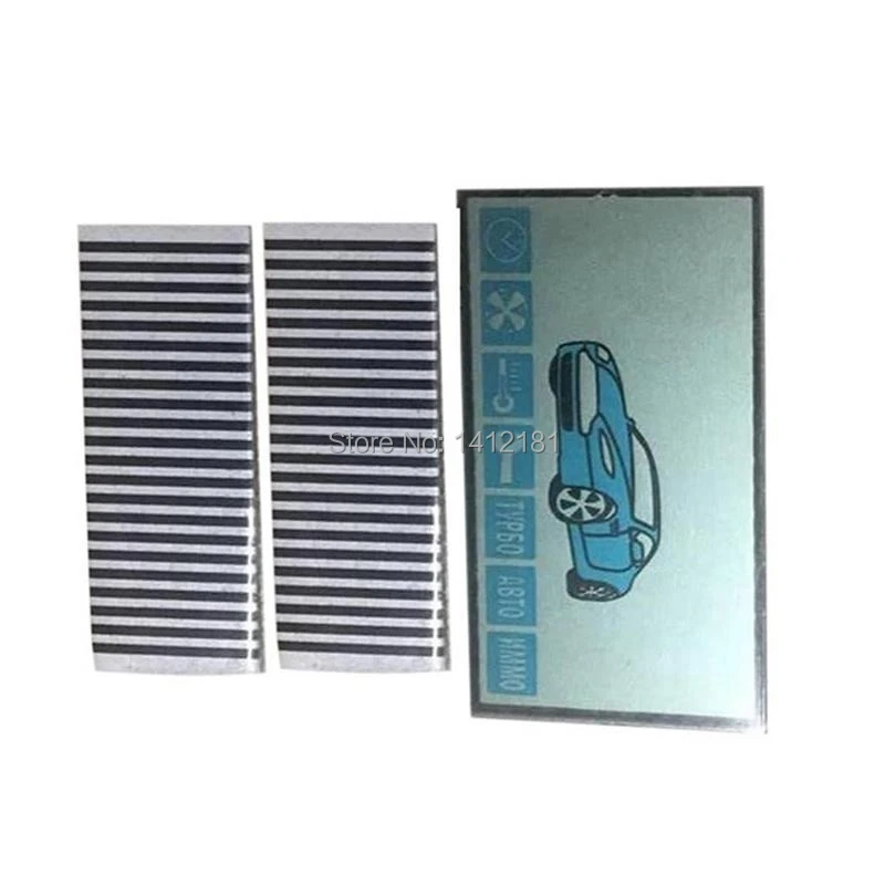 Оптовая продажа 3 шт./лот A91 брелок ЖК дисплей для шт. русского 2 стороннего Starline