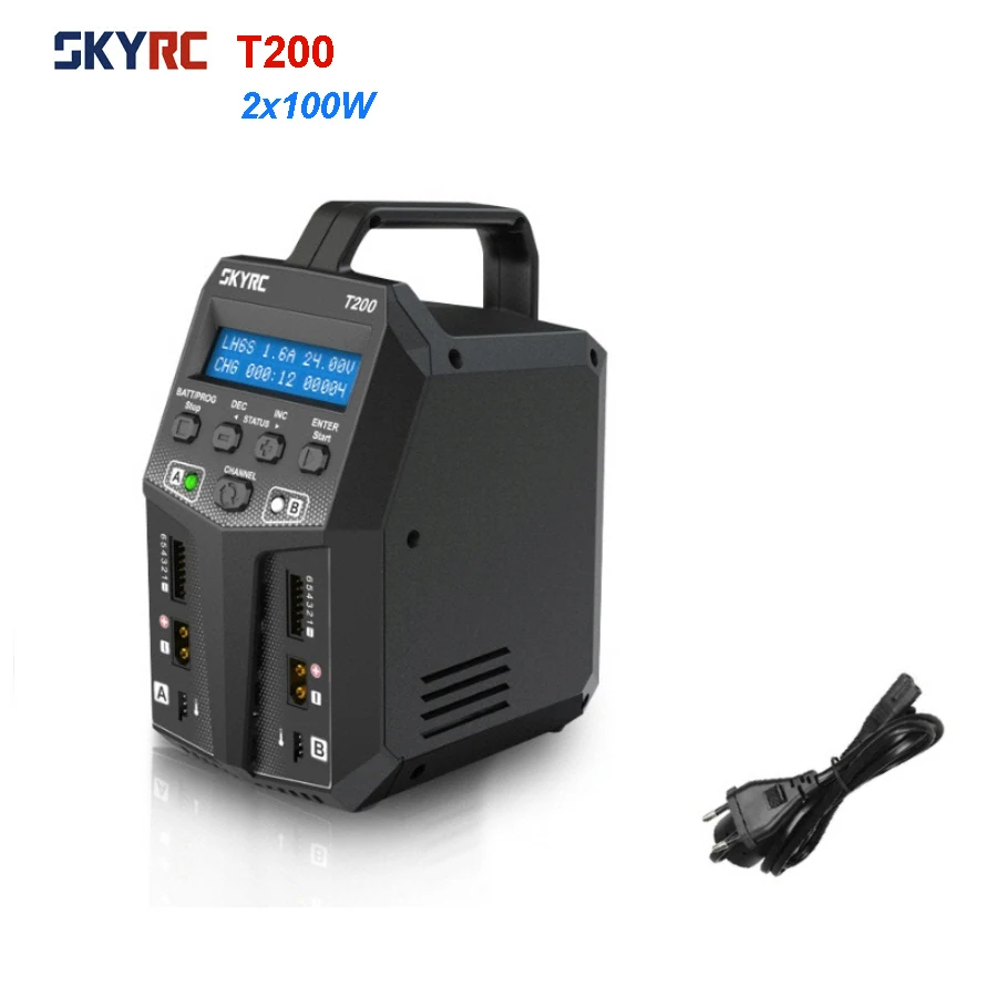 Балансирующее зарядное устройство SKYRC T200 два переменного/постоянного тока 12 А 100