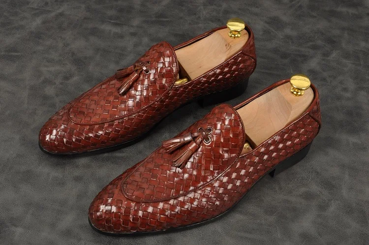 Модельные туфли-оксфорды ручной работы с кисточками деловые официальные