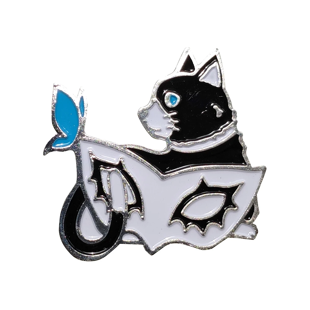 Эмалированная булавка в виде маски Джокера и Морганы металлический значок