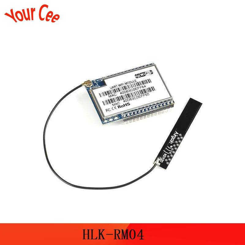 HLK-RM04 RM04 Uart преобразующий модуль беспроводной сети Ethernet Wi-Fi с печатной платой и