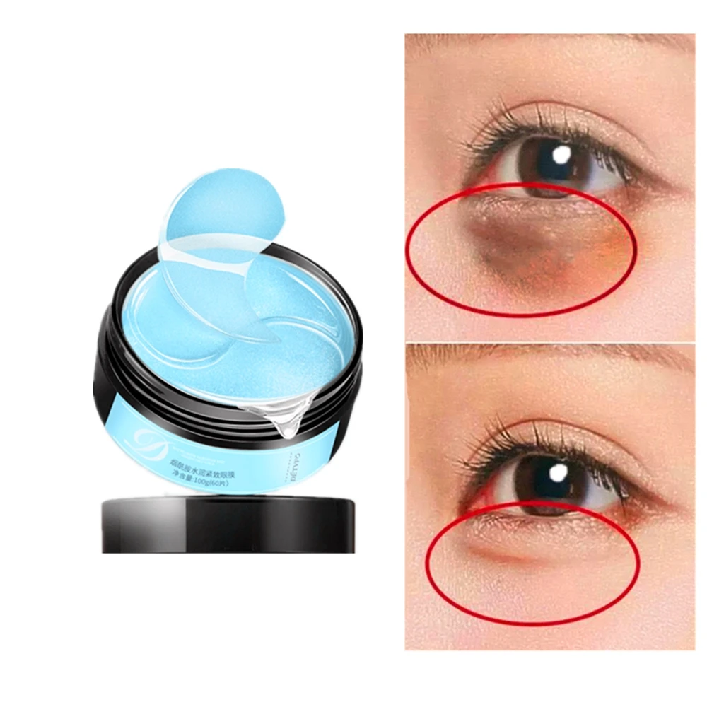 Retinol Золотая кристаллическая коллагеновая маска для глаз патчи рыбий хвост