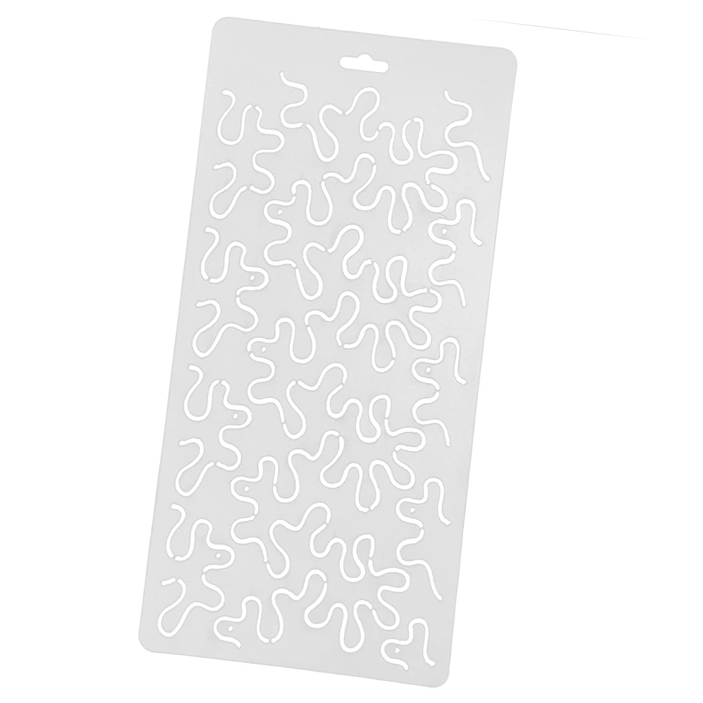 Полупрозрачный пластиковый шаблон для квилтинга линия давления пэчворка