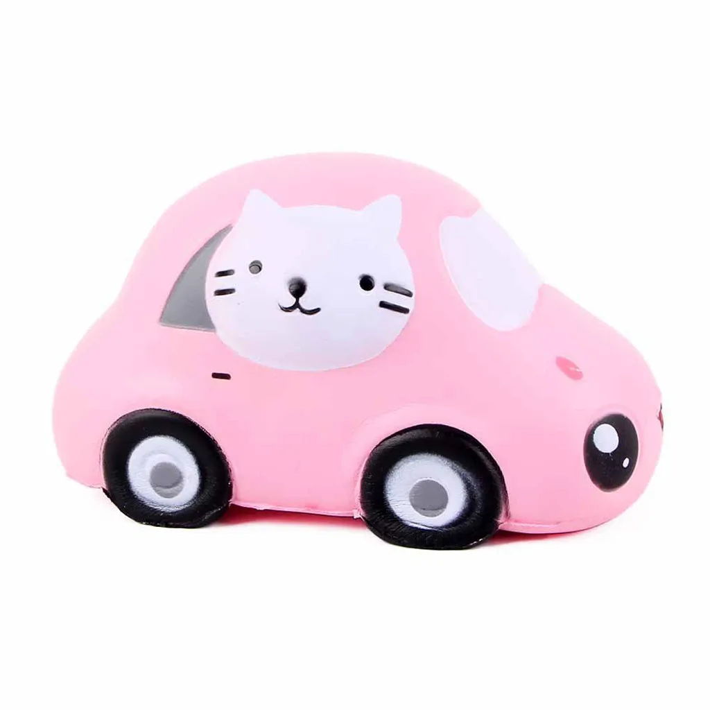 

Mini Kawaii Cute Adorable Pink Car Super Slow Rising Kids Fun Toy Stress Reliever Toy Creative Novelty Toys Gifts For Kids