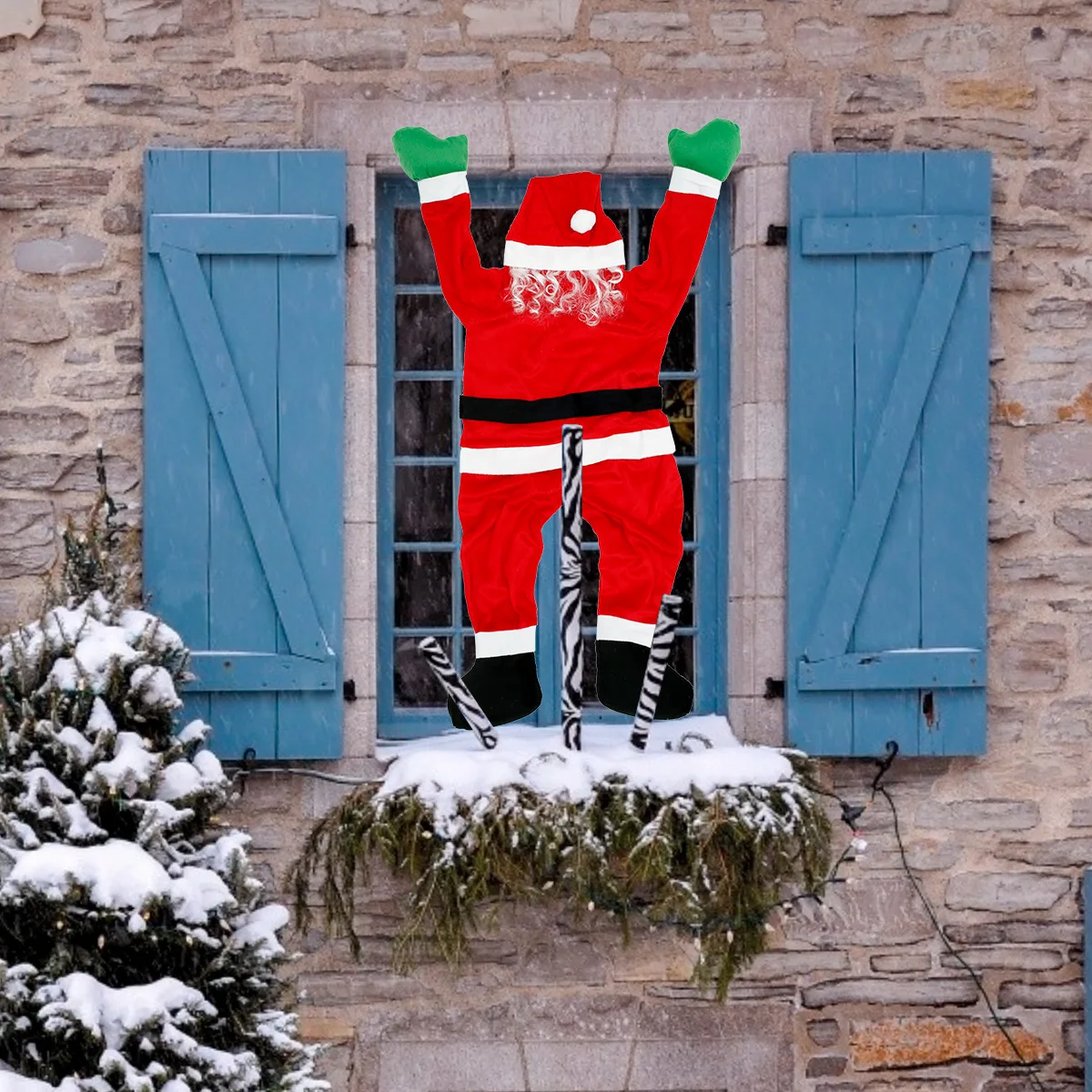 

Climbing Hanging Santa Claus Christmas Outdoor Window Decoration Xmas Props 2022 Newest Christmas New Year Hanger Drop Shipping