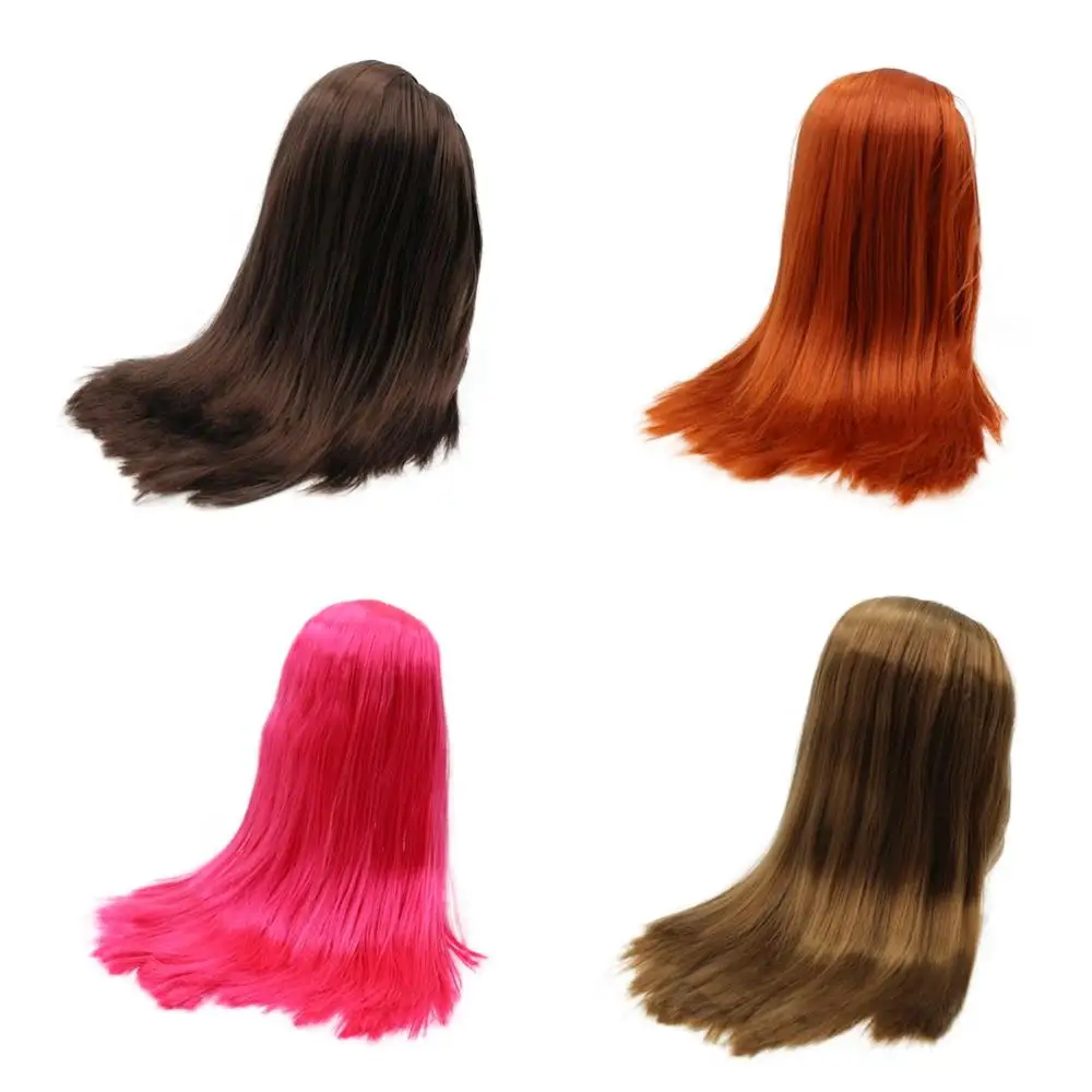 Кукла блайз ледяной парик только rbl кожа головы и купол прямые волосы игрушка