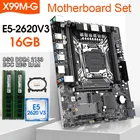 Системная плата JINGSHA X99M-G с Xeon E5 2620 V3 LGA2011-3 ЦП 2 шт. X 8 ГБ = 16 Гб 2133 МГц DDR4 память NVME M.2 wifi