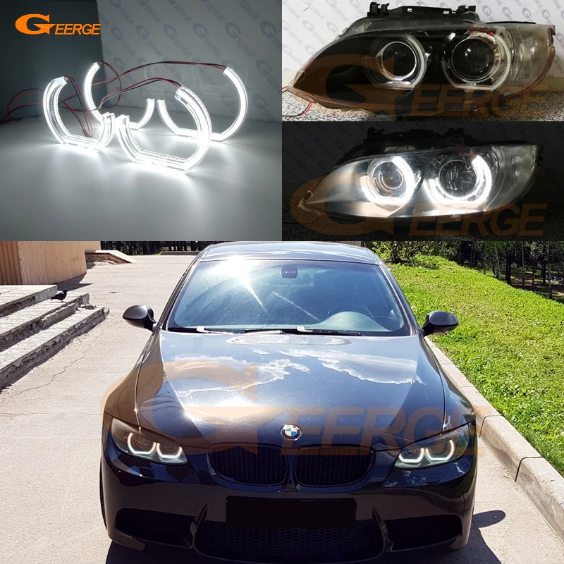 Для BMW 3 серии E90 E91 E92 E93 M3 отличный ультра яркий кристалл DTM M4 Стиль led Ангельские