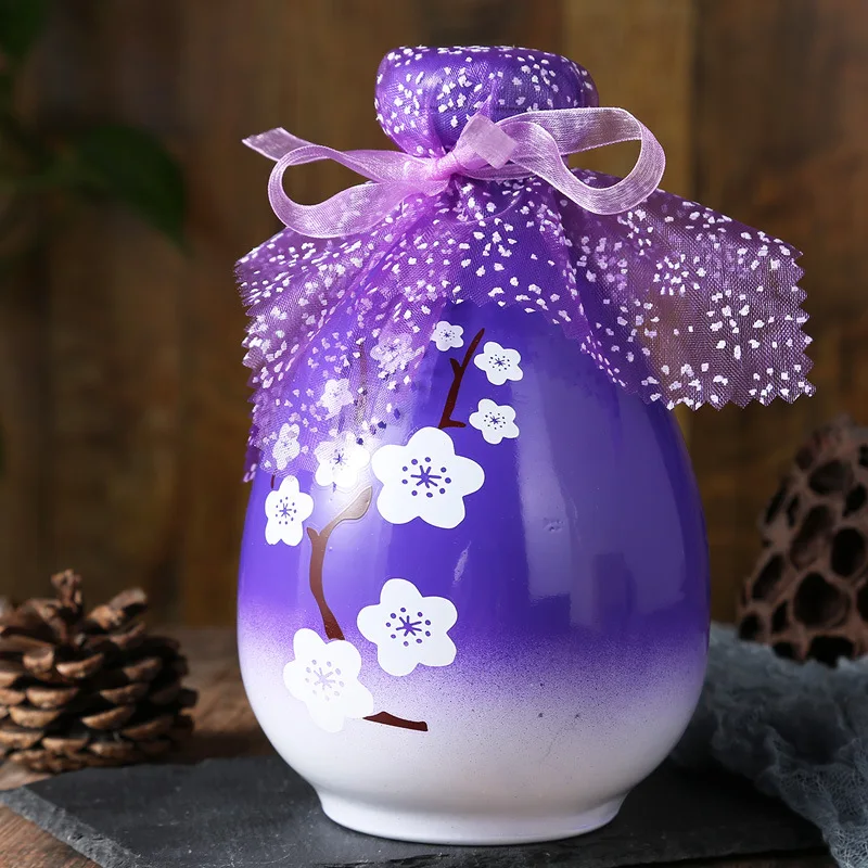 500 мл старинная стеклянная бутылка для вина горшок ликера ретро домашняя