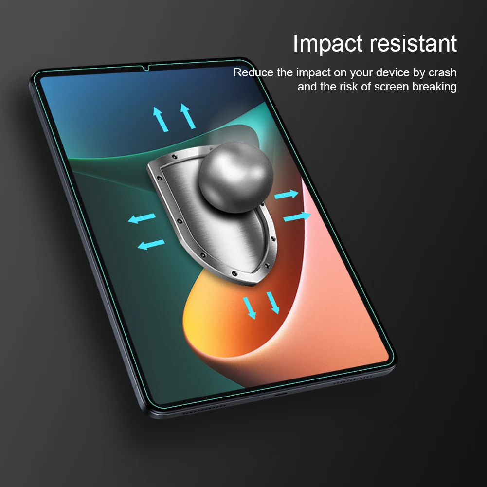 Для Xiaomi Mi Pad 5 Pro стекло Nillkin 9H + 2.5D ультратонкое закаленное стекло Защита экрана для Xiaomi Pad 5 5 Pro HD стеклянная пленка