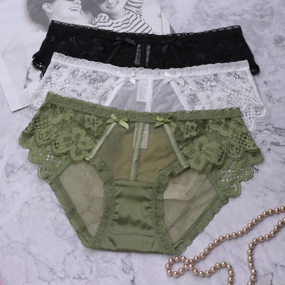 Модное кружевное Прозрачное нижнее белье женские дышащие стринги бразильские