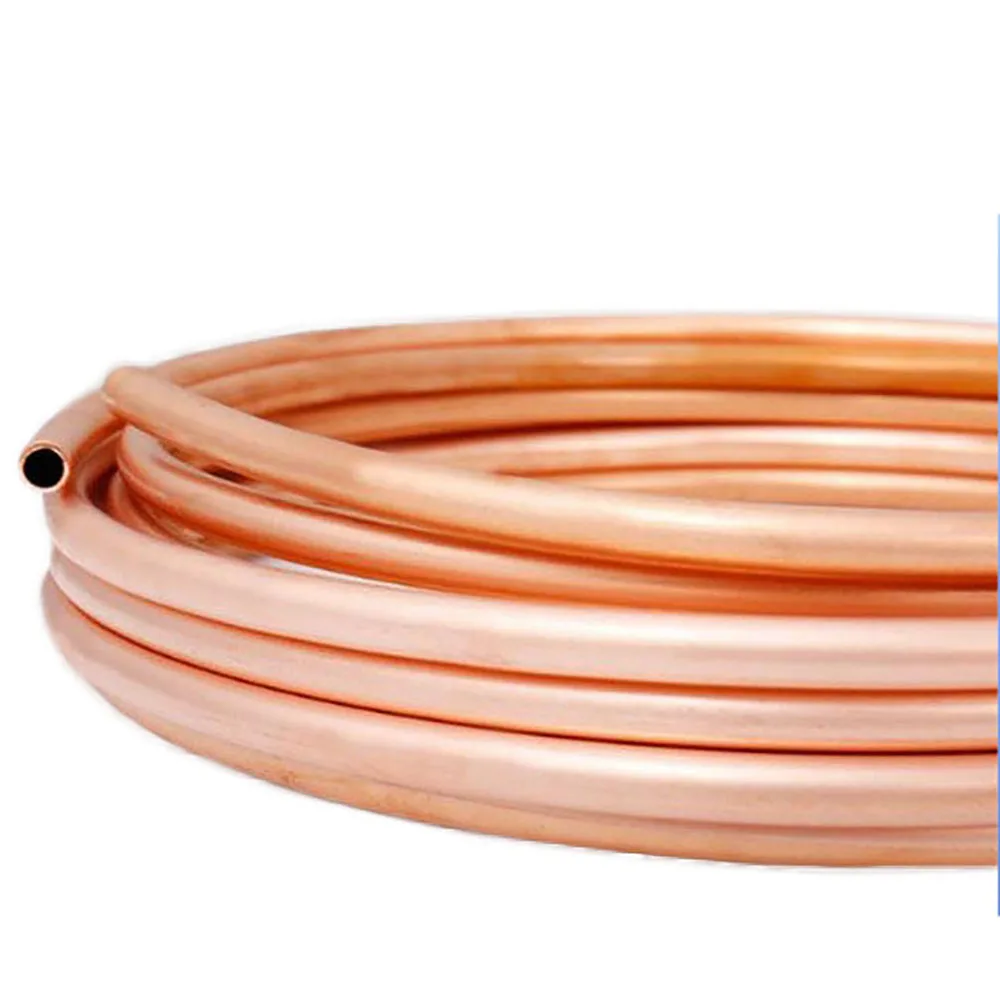 1/2/5Meter Copper Wire Magnet Coil 2/3/4/6/8/10/12/16/19mm 99.9% T2 Soft Copper Tube Wire Pipe