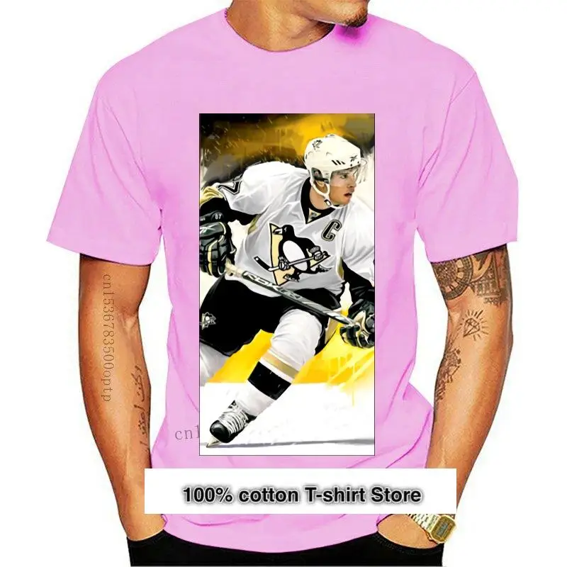 

Camiseta de Sidney Crosby para hombre, camisa de манга corta con S-3Xl, Camiseta deportiva para gimnasio