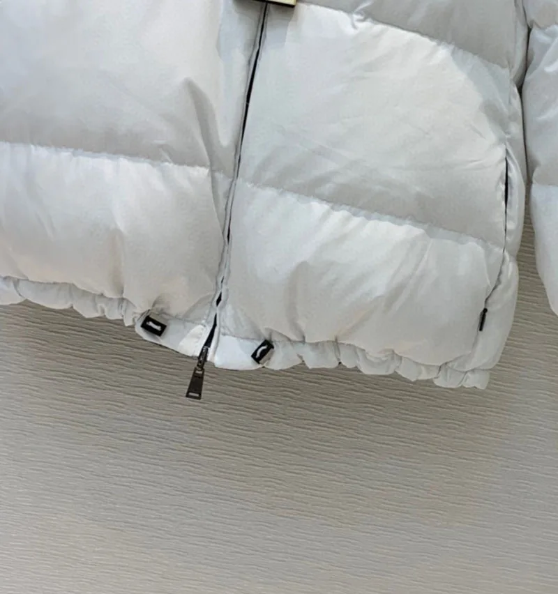 

Autumn Winter Brand New Design Casual Loose Letter Logo Two Wear Wear Hat Down Jacket For Women Tops