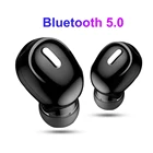 Беспроводные мини-наушники Bluetooth, спортивные наушники с микрофоном, гарнитура громкой связи для всех телефонов Samsung, Huawei, Xiaomi, Android