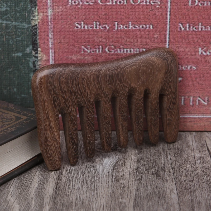 Расческа из натурального дерева деревянная расческа для волос с широкими