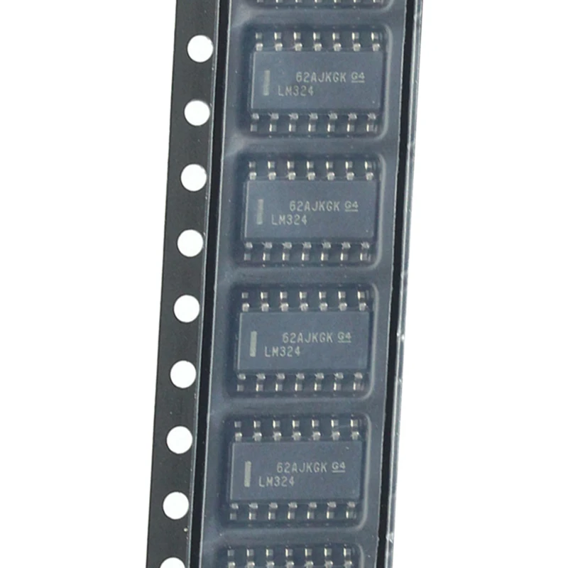Новый оригинальный чипсет усилителя ИС LM324DR SOP14 LM324DR2G SOP-14 20 шт./лот | Электронные