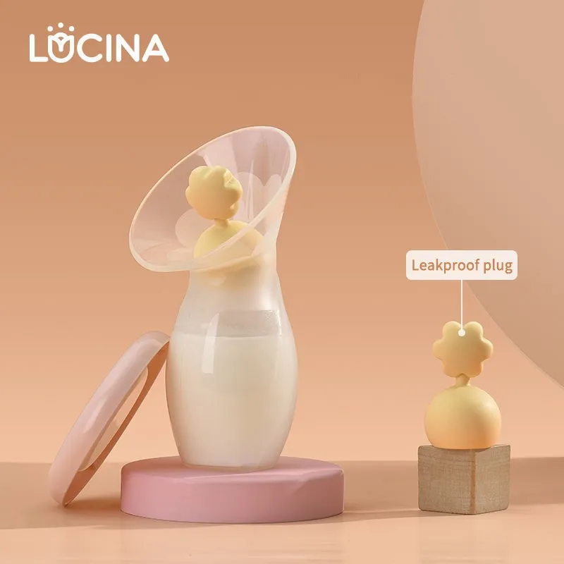 

Manual Breast Pump Baby Feeding Partner Breast Collector Automatic Correction Nursing Strong Suction Milk Silicone Breastfeeding