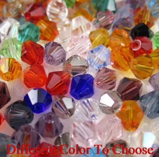 

4mm 1000pcs/lot loose strand Mixed white black Bicone Faceted Glass Crystal Beads Bracelet DIY accessory Jewelry Making yfg345