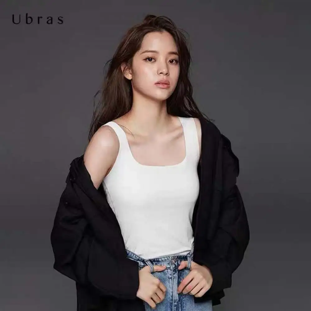 

Tops Women 2021 The Vest Is Comfortable and Versatile Outer Wear Bottoming Camisole Women's Thin Summer Fairy Grunge Clothes