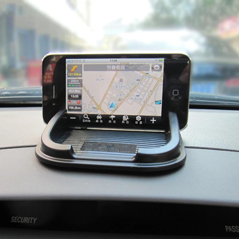 Автомобиль Нескользящие Коврик Анти Коврики для GPS MP3 резиновые чехлы мобильного