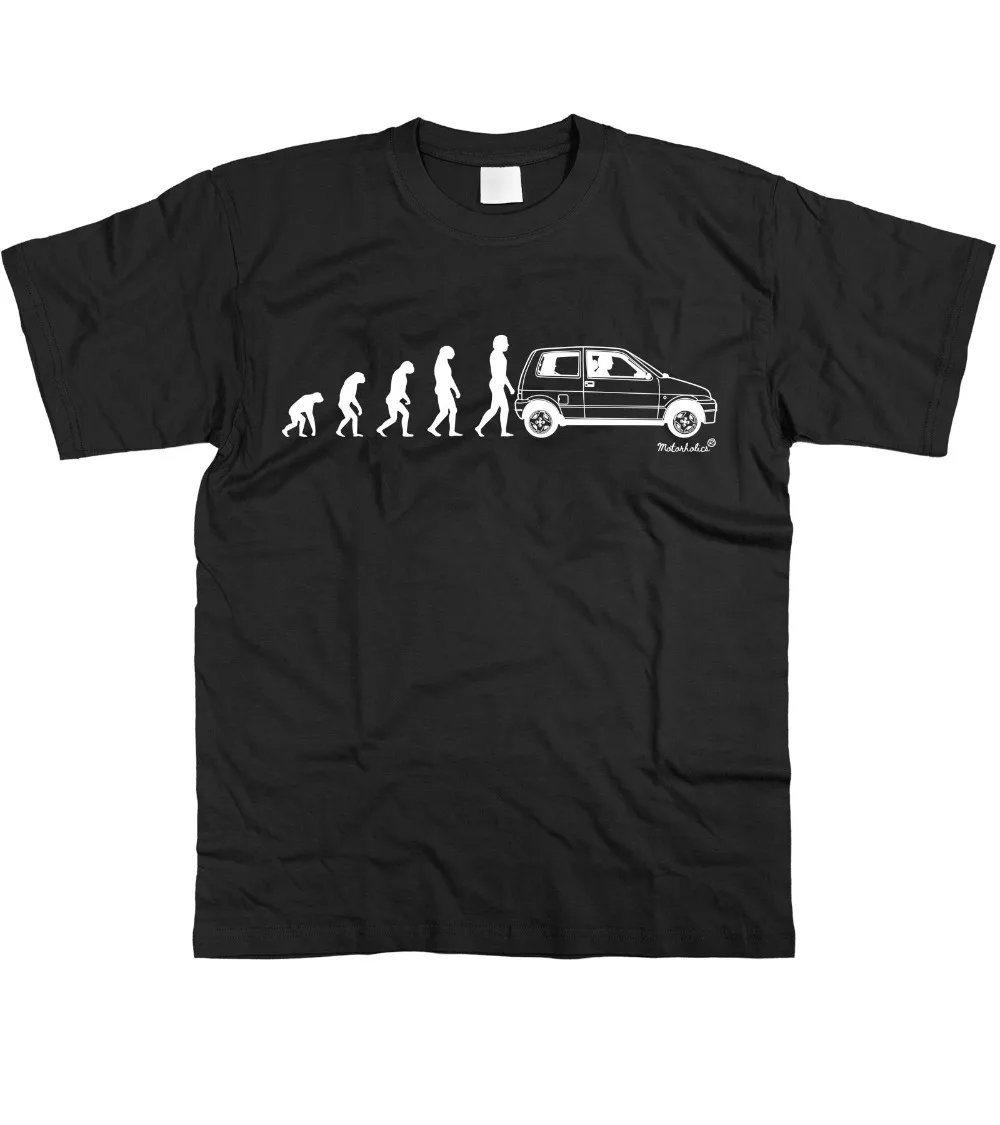 

Футболка Cinquecento Мужская эластичная, хлопок, эволюция от мужчины до итальянских фанатов, Размеры S-3Xl, весна