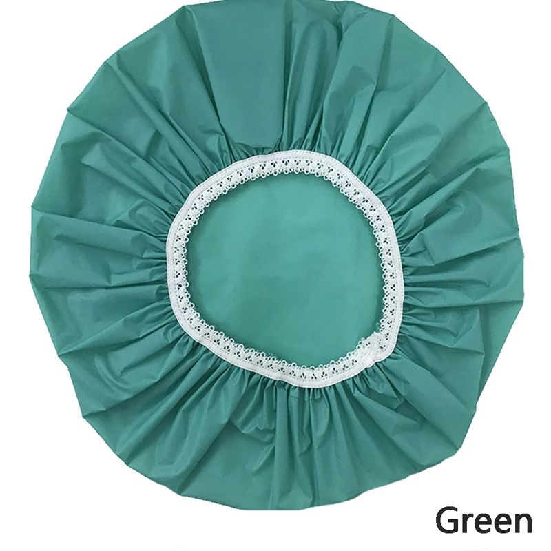 

1PC Home Waterproof Shower Cap Swimming Hats Hotel Elastic Shower Cap Hair Cover 100% brand new and high quality