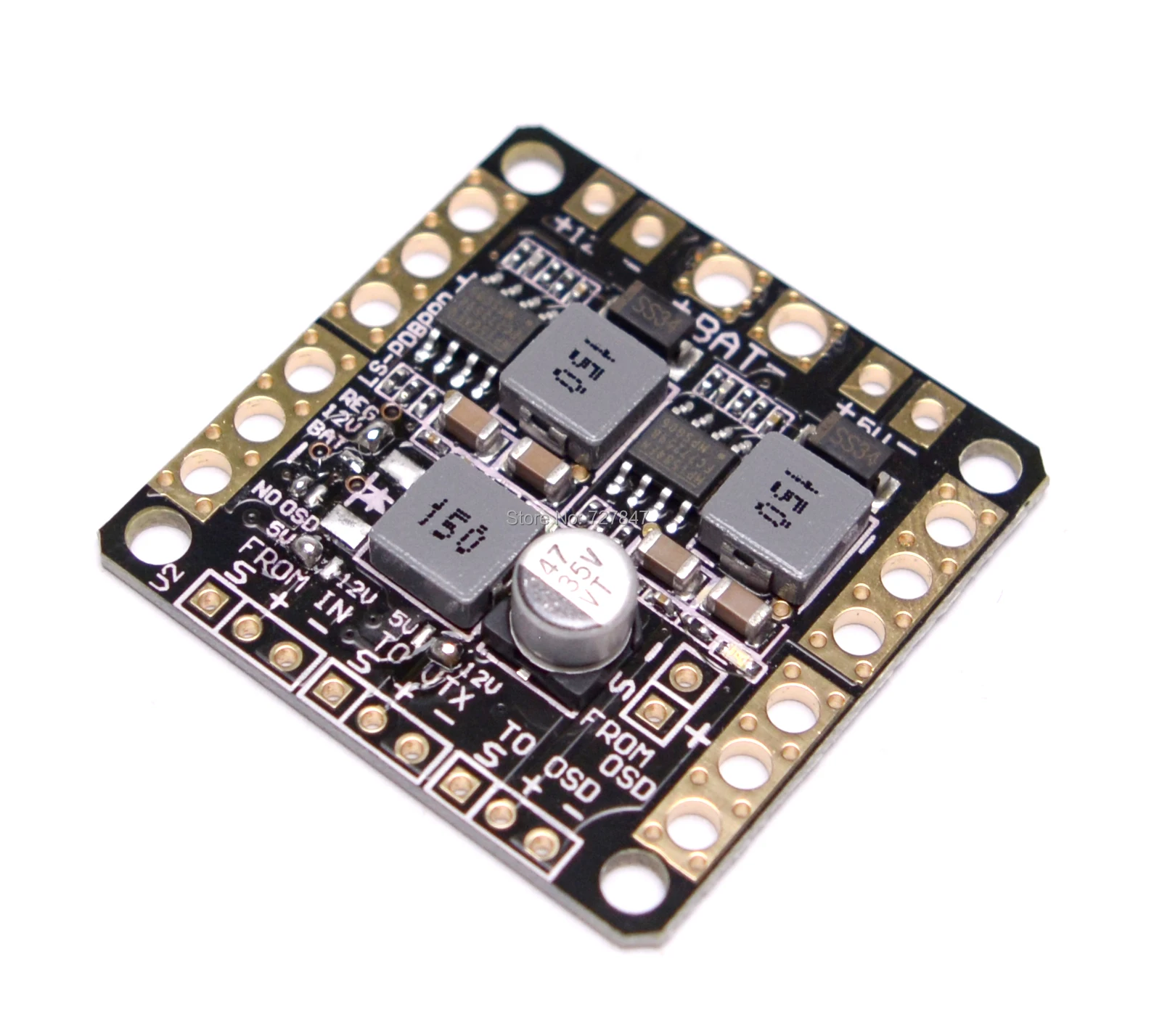 CC3D панель управления полетом распределения питания с выходным светодиодным