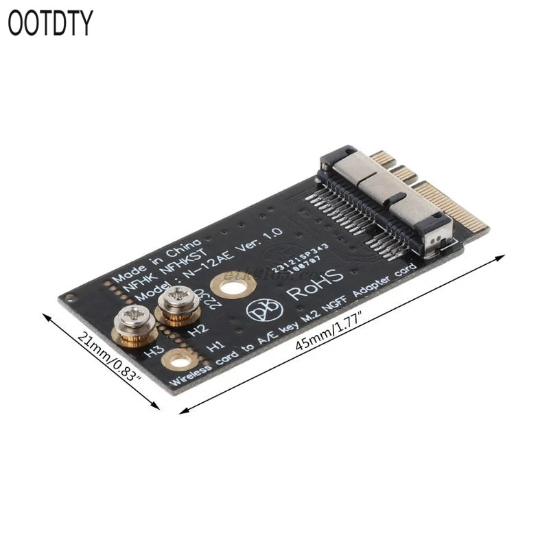 BCM94360CS2 BCM943224PCIEBT2 A/E ключ NGFF M.2 модуль адаптера 12 + 6 контактный Беспроводной Wi Fi