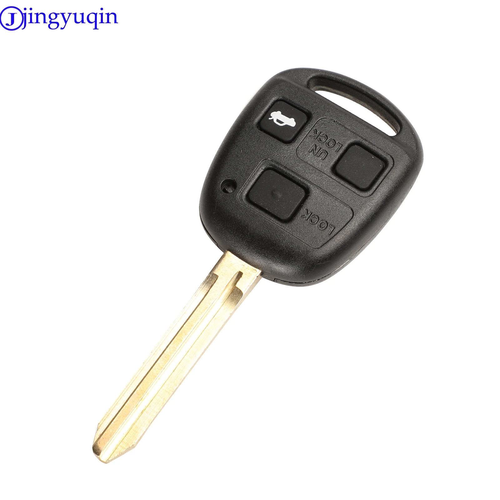 Чехол для ключей jingyuqin Toy43 Toy48 2/3 кнопки чехол Toyota Avensis Corolla Lexus Rav4 с резиновой