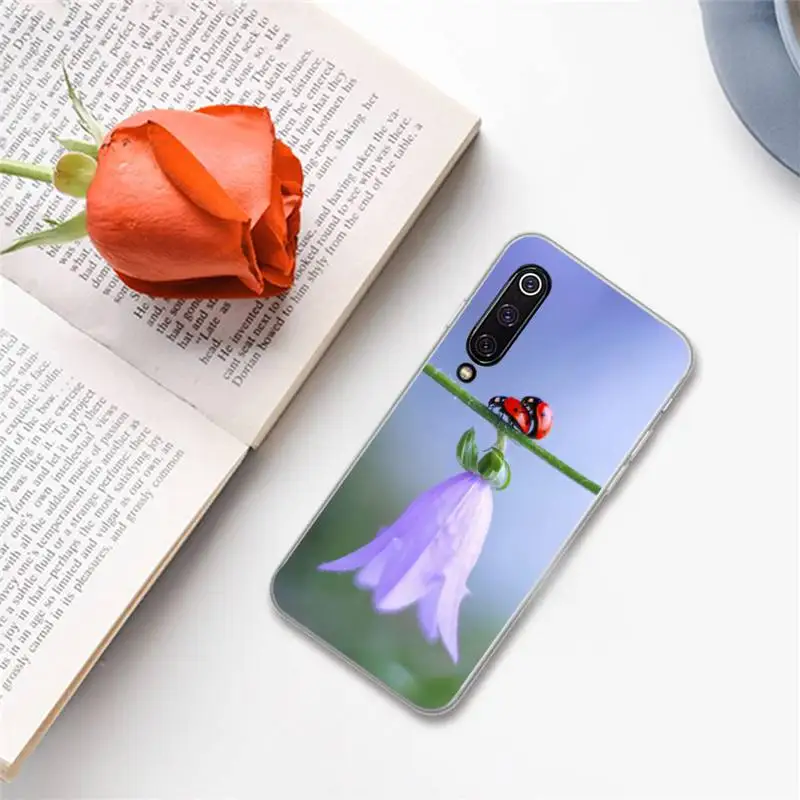 

four leaf ladybug daisy fundas Phone Case For Xiaomi Redmi note 7 8 9 A t k30 max3 9 s 10 pro lite
