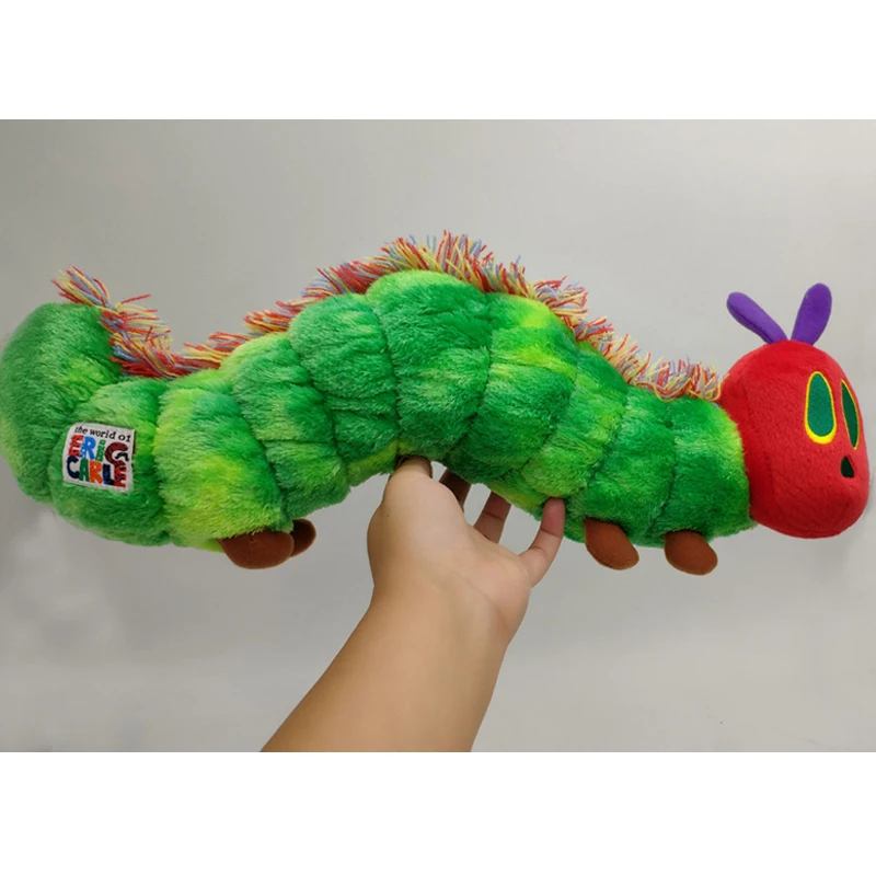 Эрик Карл Очень голодная гусеница плюшевая игрушка кукла 40 см рисунок книги