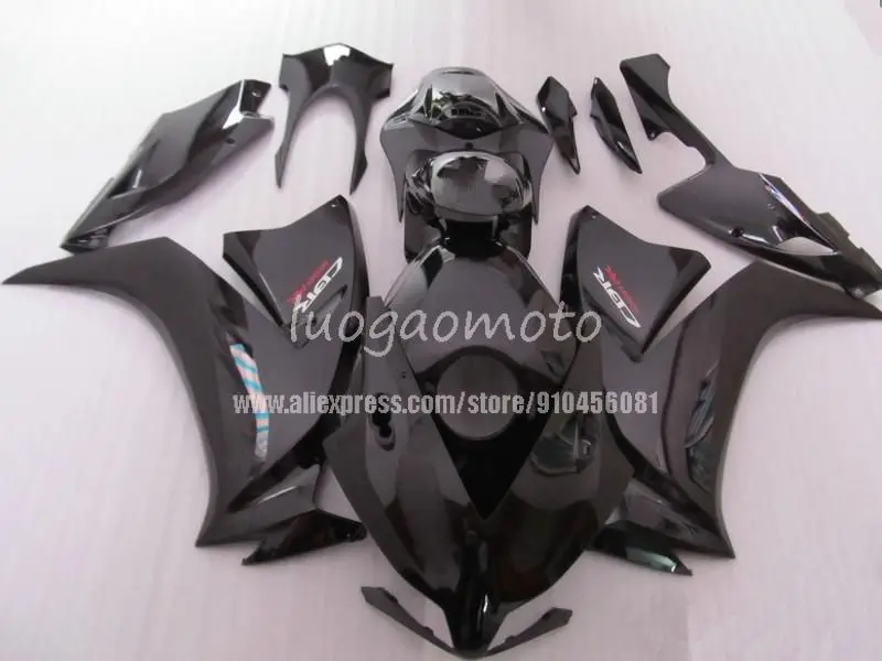 Подарки # инъекция обтекатели комплект для HONDA CBR1000RR 2012 2013 2014 Черный Кузов
