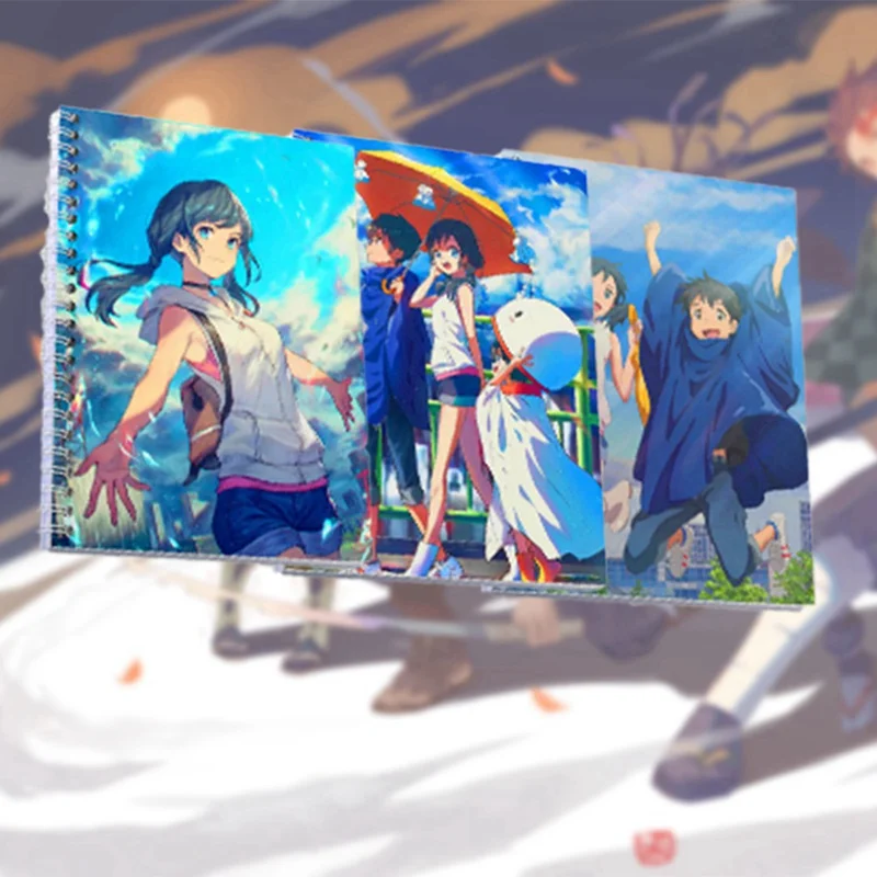 Милый кавайный мультфильм японское аниме Tenki No Ko блокнот для подарок для детей и студентов канцелярские принадлежности