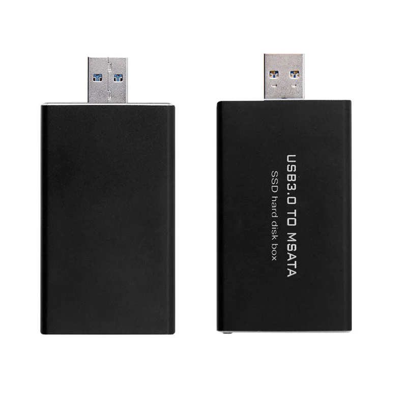 

USB 3.0 to mSATA SSD Hard Disk Box Converter Adapter Enclosure External Case 1pc