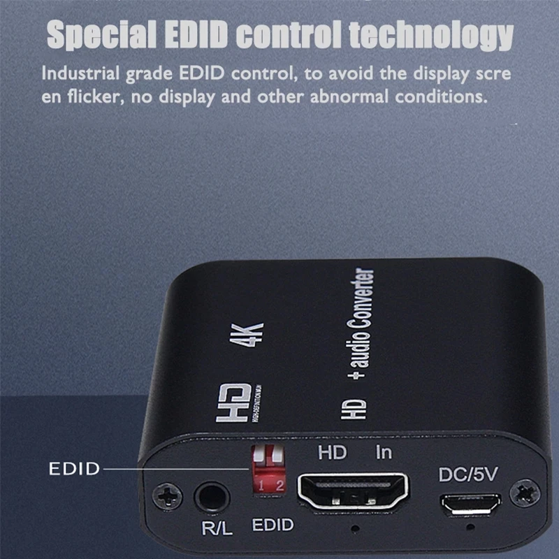 UHD 4K HDMI аудио экстрактор сплиттер в toslink Spdif коаксиальный конвертер + цифровой для