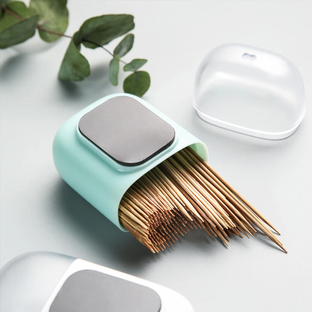 Magnetic Holder For Toothpicks Portable Container Toothpick Box Refrigerator Oven Microwave Practical Dispenser | Дом и сад
