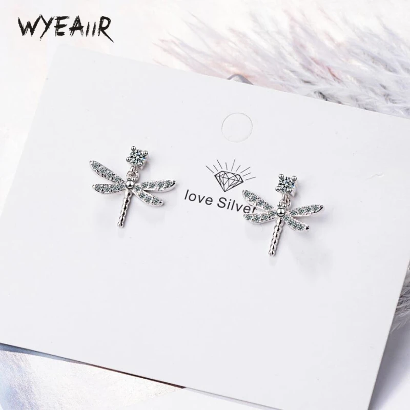 WYEAIIR циркониевые Необычные свежие стрекозы мини милые изысканные оригинальные