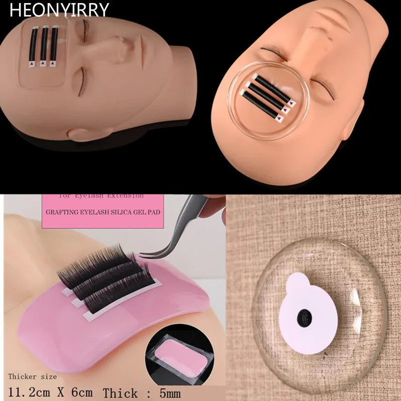 Гибкая силиконовая подставка для наращивания ресниц инструмент легкого захвата