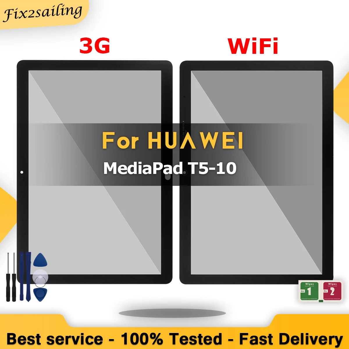 10.1&quot New Touch Screen For Huawei MediaPad T5-10 AGS2-L09 AGS2-W09 AGS2-L03 AGS2-W19 3G WIFI Outer Panel + Tools - купить по