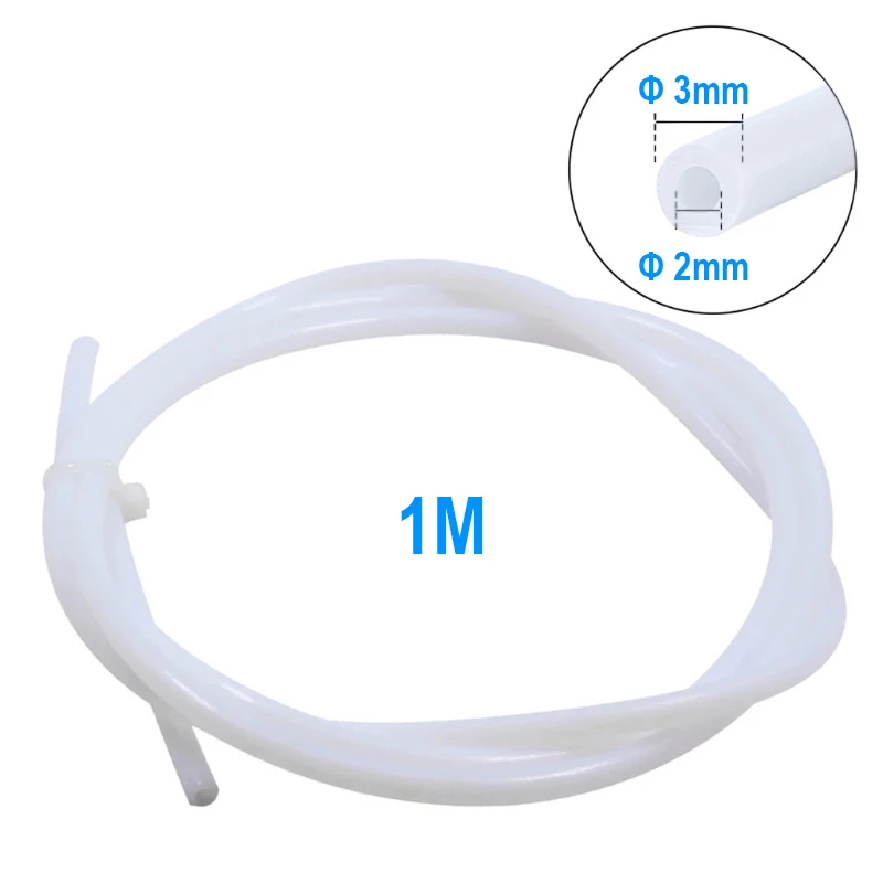 1 м ПТФЭ трубка Teflonto труба для J-head hotend RepRap Rostock Bowden горло экструдера нити 75 ID 2 мм OD 3
