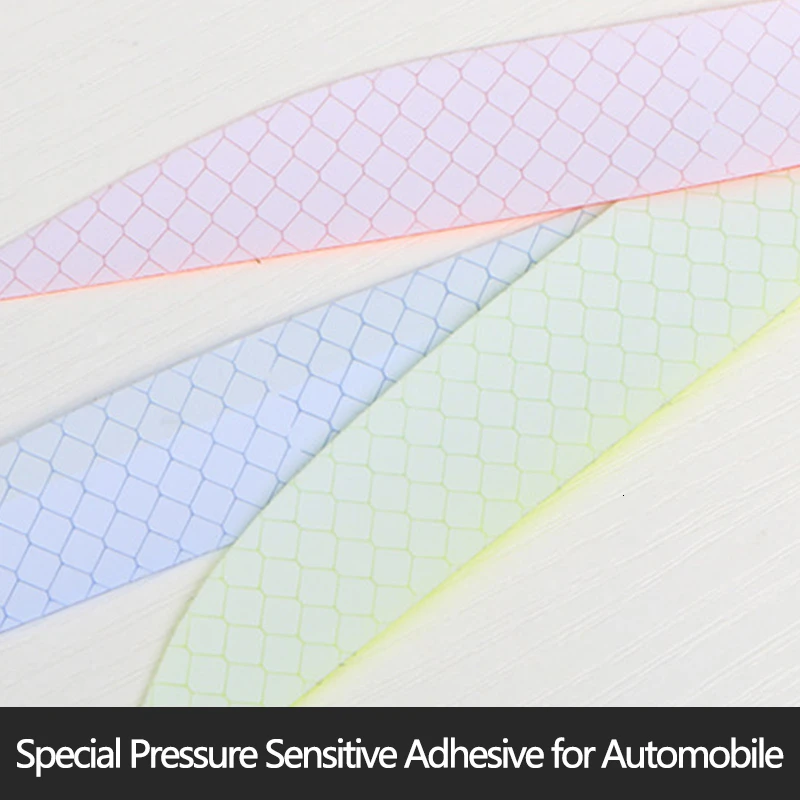 4 шт./компл. багажник автомобиля Стикеры Авто само липкая сигнальная лента DIY