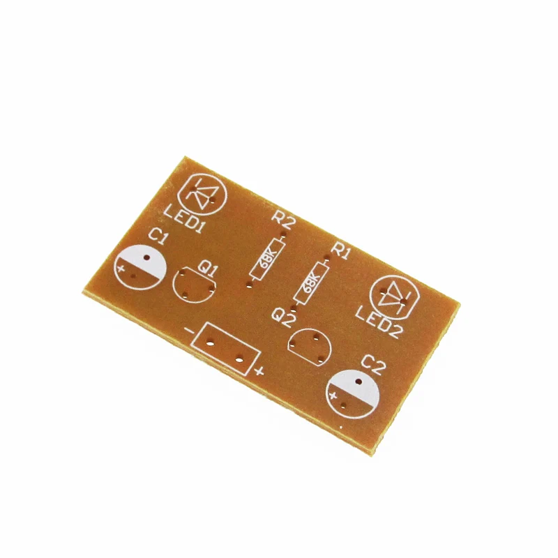 Простой флэш-светильник простая вспышка мультивибрационная схема DIY для