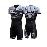 junk wheels usa fast skating clothing racing suit short sleeve suit triathlon mens speed inline roller skate skinsuit kit