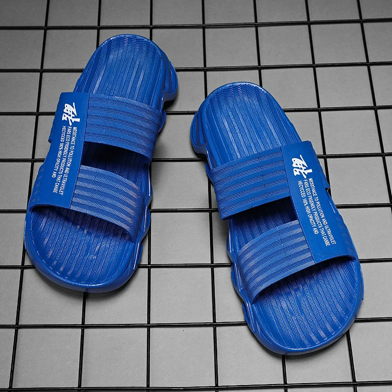 

CYYTL Brand Design Men's Slippers Summer Beach Sandals Surfing Shoes Outdoor Indoor Bathroom Home Slides Ciabatte Uomo