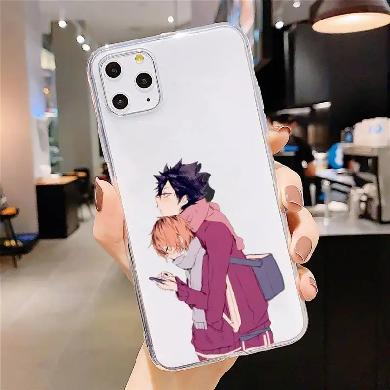 

Kenma Kozume Haikyuu Phone Case Transparent soft For iphone 5 5s 5c se 6 6s 7 8 11 12 plus mini x xs xr pro max