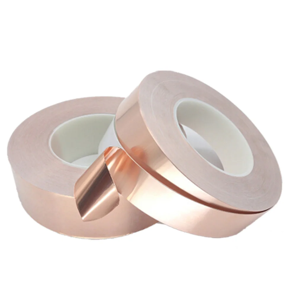 

Single-lead Copper Foil Tape Conductive Shielding Tape Single-sided Conductive Self-adhesive Tape Non-residual Copper Foil Tape
