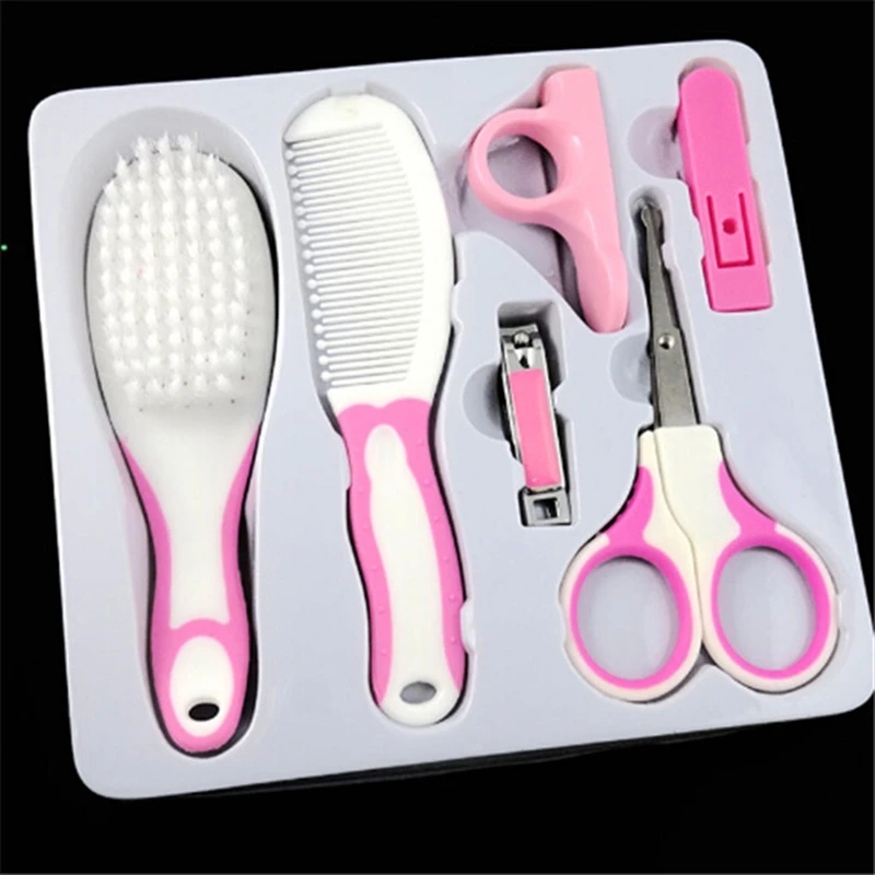 

Baby Suit Baby's Daily Care Set Baby's Nail Care Comb Brush Set Round Cutter Head Scissors And Tweezers Nail