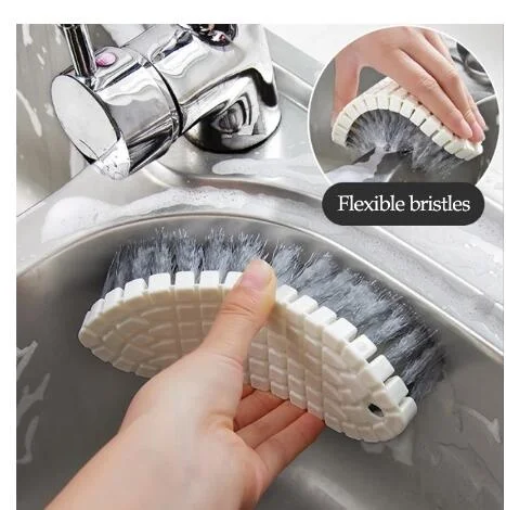 

Kitchen Cleaning Tool Cleaning Brush Household Flexible Pool Brush Bathtub Tile Brush Glass Wall Cleaning Bathroom Sponge Brush