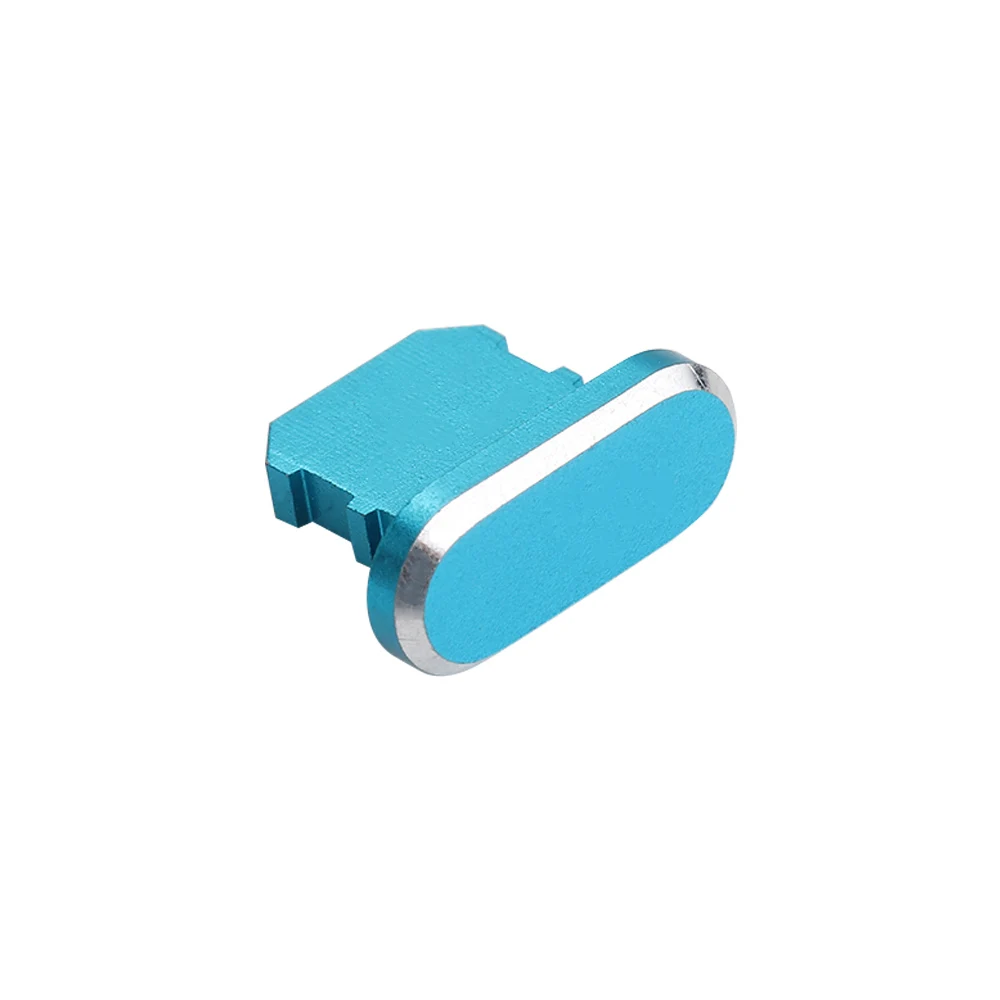 

2Pcs Colorful Metal Anti Dust Charger Dock Plug Stopper Cap Cover FOR iPhone X XR Max 8 7 6S Plus Cell Phone Accessories